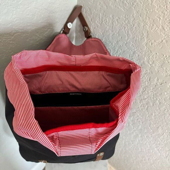 Herschel Supply Co.‎ "Retreat' Little America Backpack, Black\Brown NWT - Picture 13 of 16